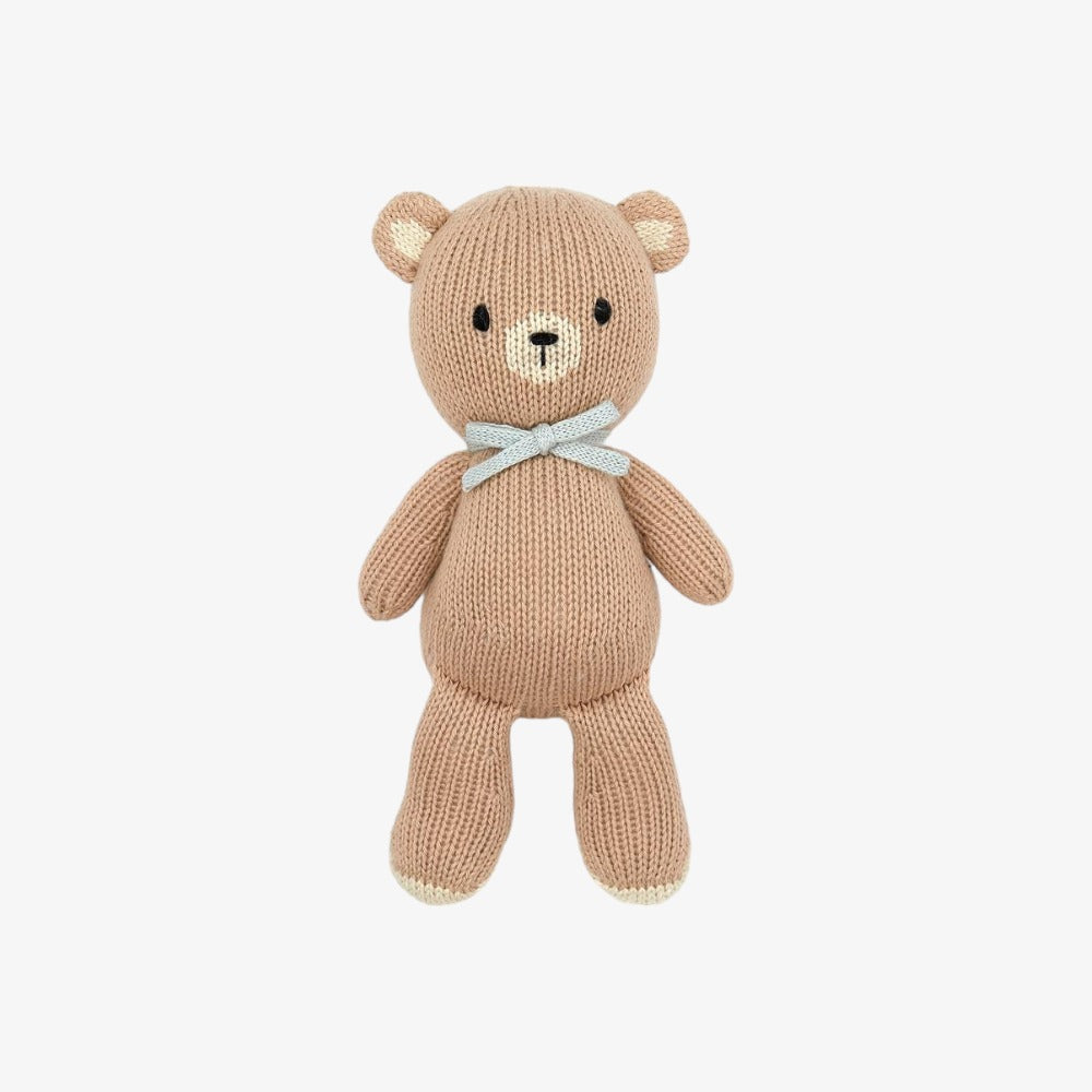 Bear Doll - Beige/light Blue