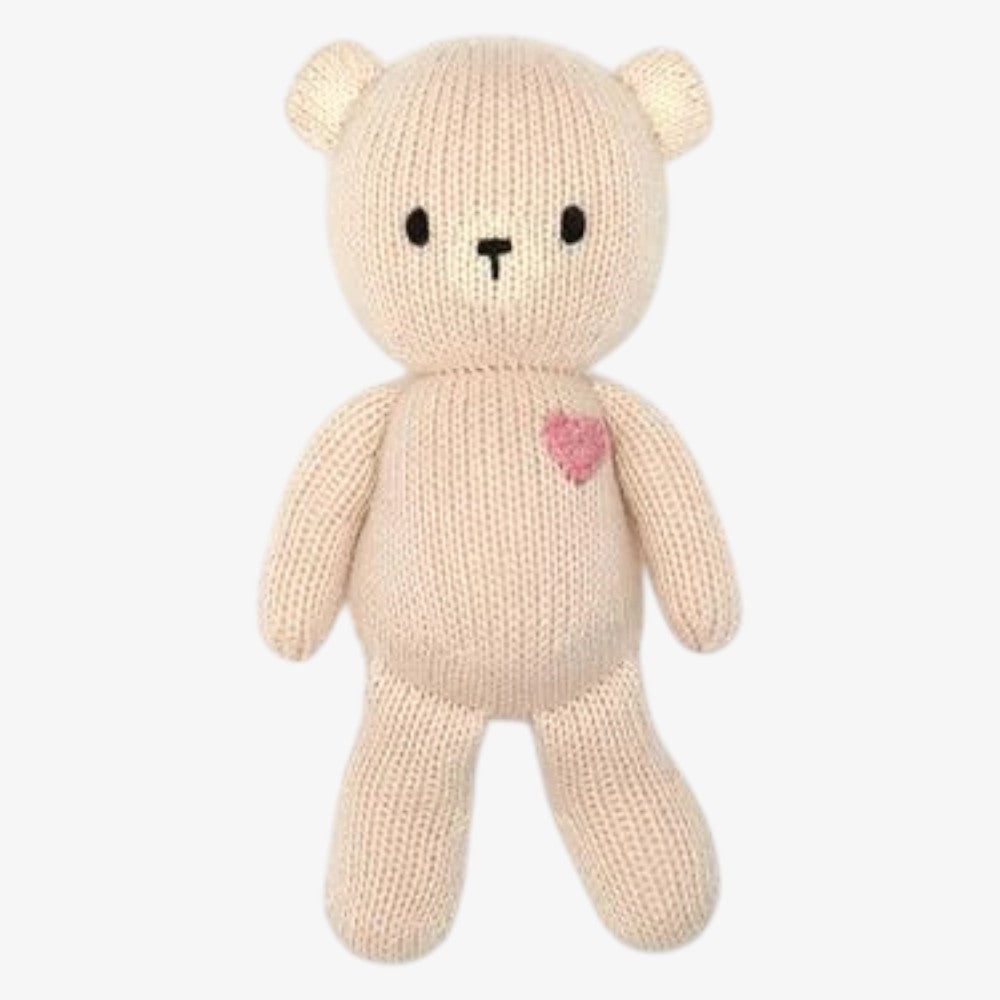 Bear With Heart - Beige Pink