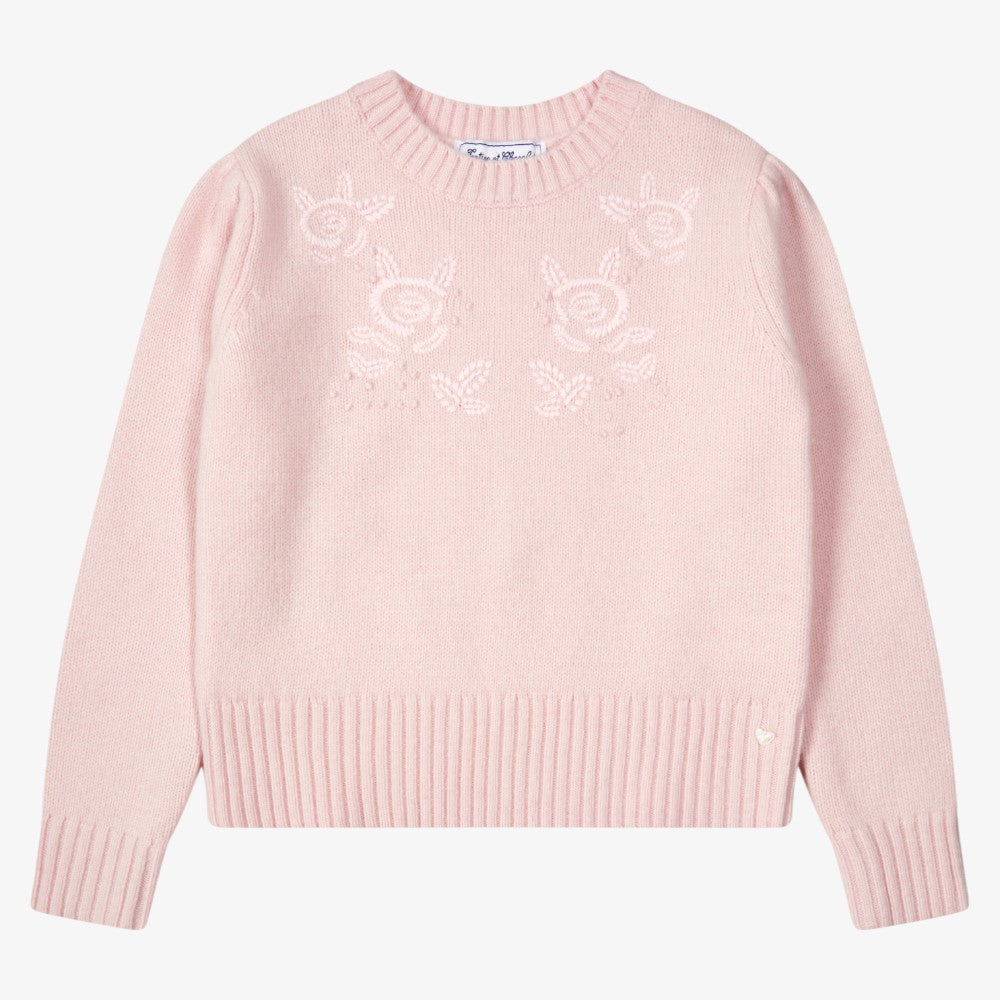 Flower Sweater - Rose