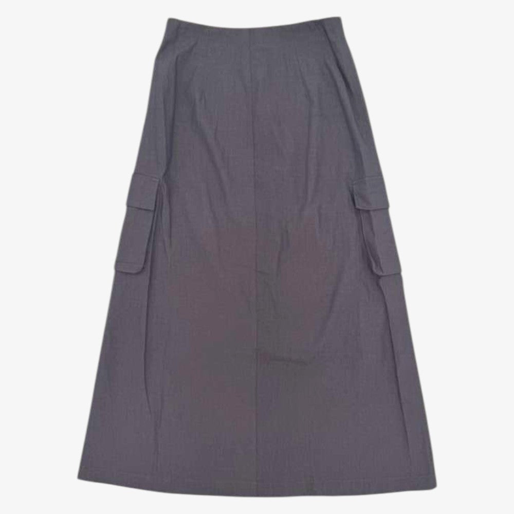 Cargo High Skirt - Deep Slate