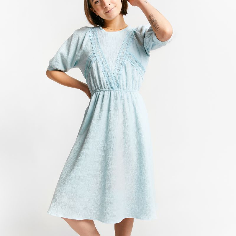 Susan Dress - Ionic Blue