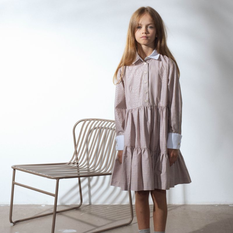 Diablo Dress - Sand Stripes