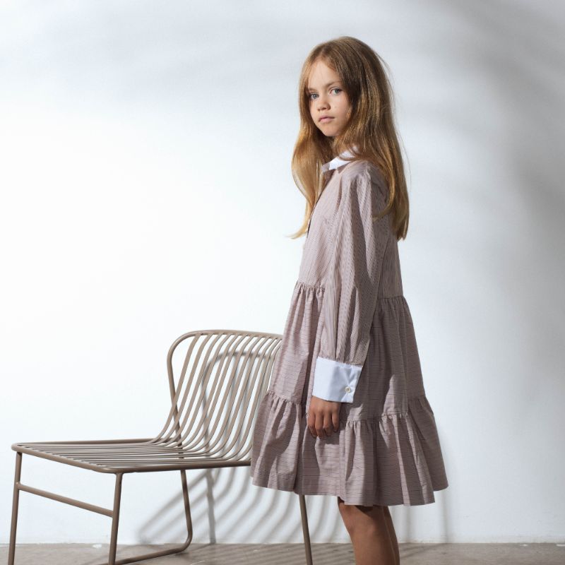 Diablo Dress - Sand Stripes