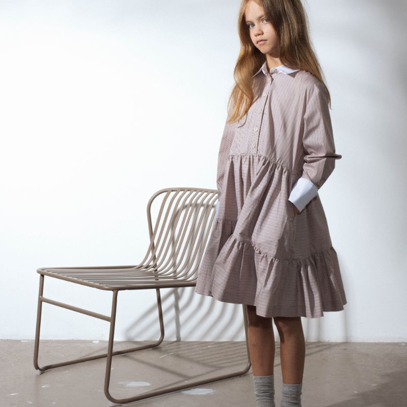 Diablo Dress - Sand Stripes