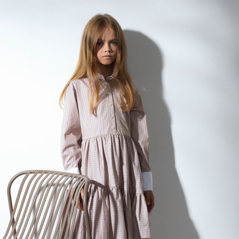 Diablo Dress - Sand Stripes