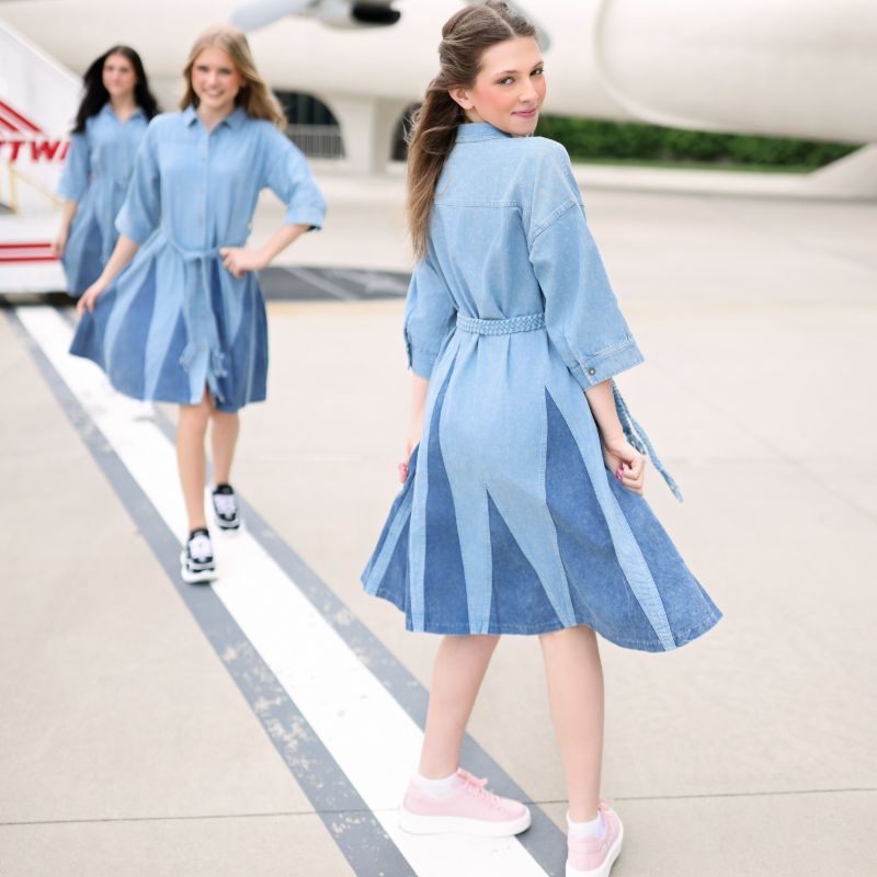 Denim Dress - Light Blue