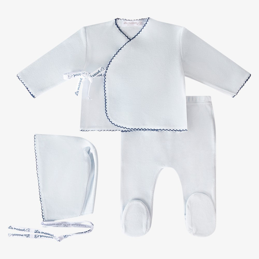 Wrap 3 Piece Set - Light Blue