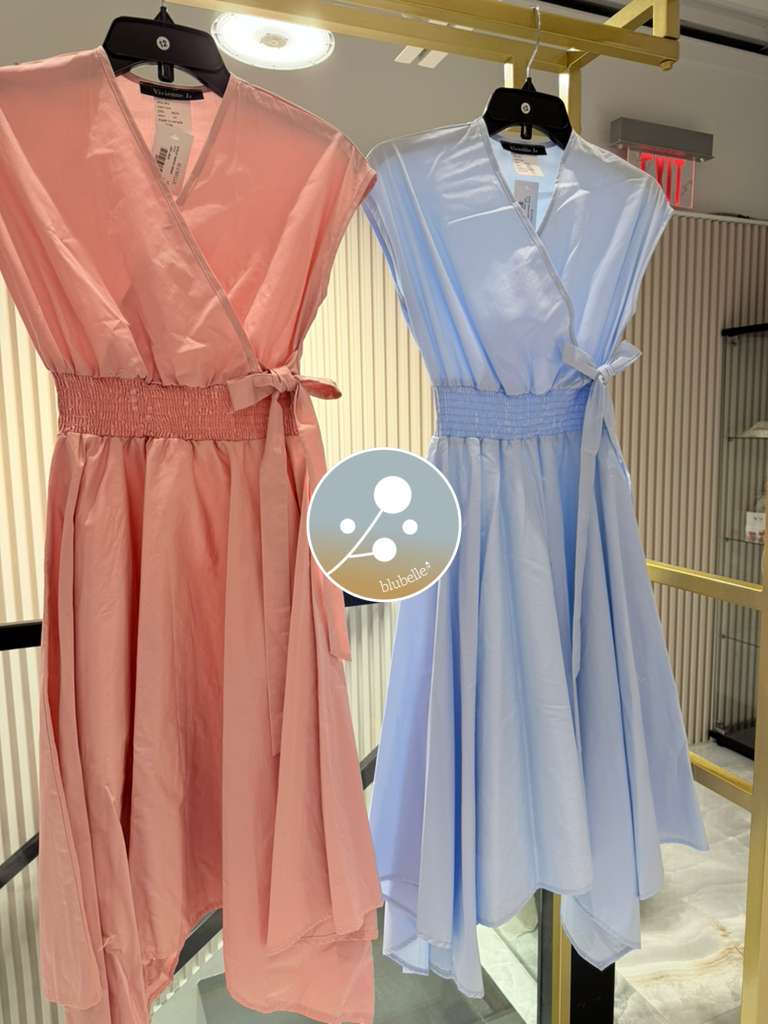 Eyelet Smock Dress - Pink