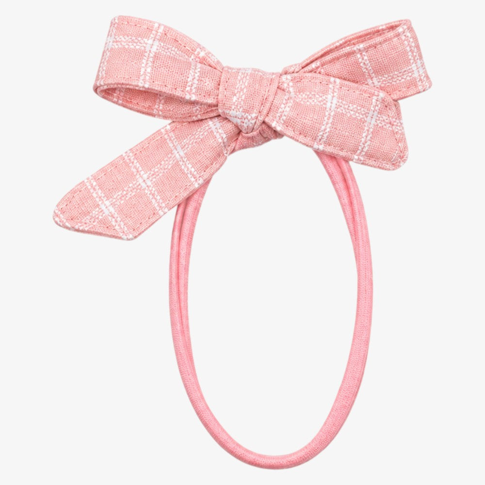 Plaid Headband - Pink