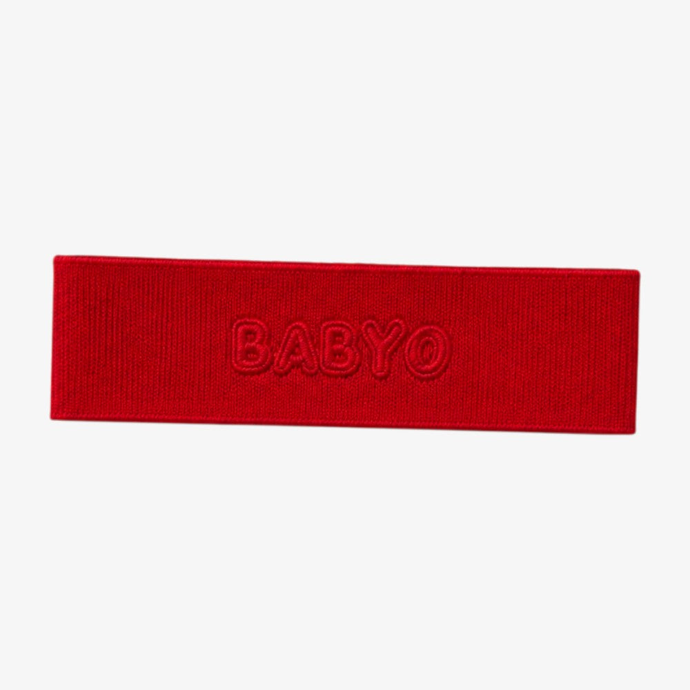 Embossed Headband - Red
