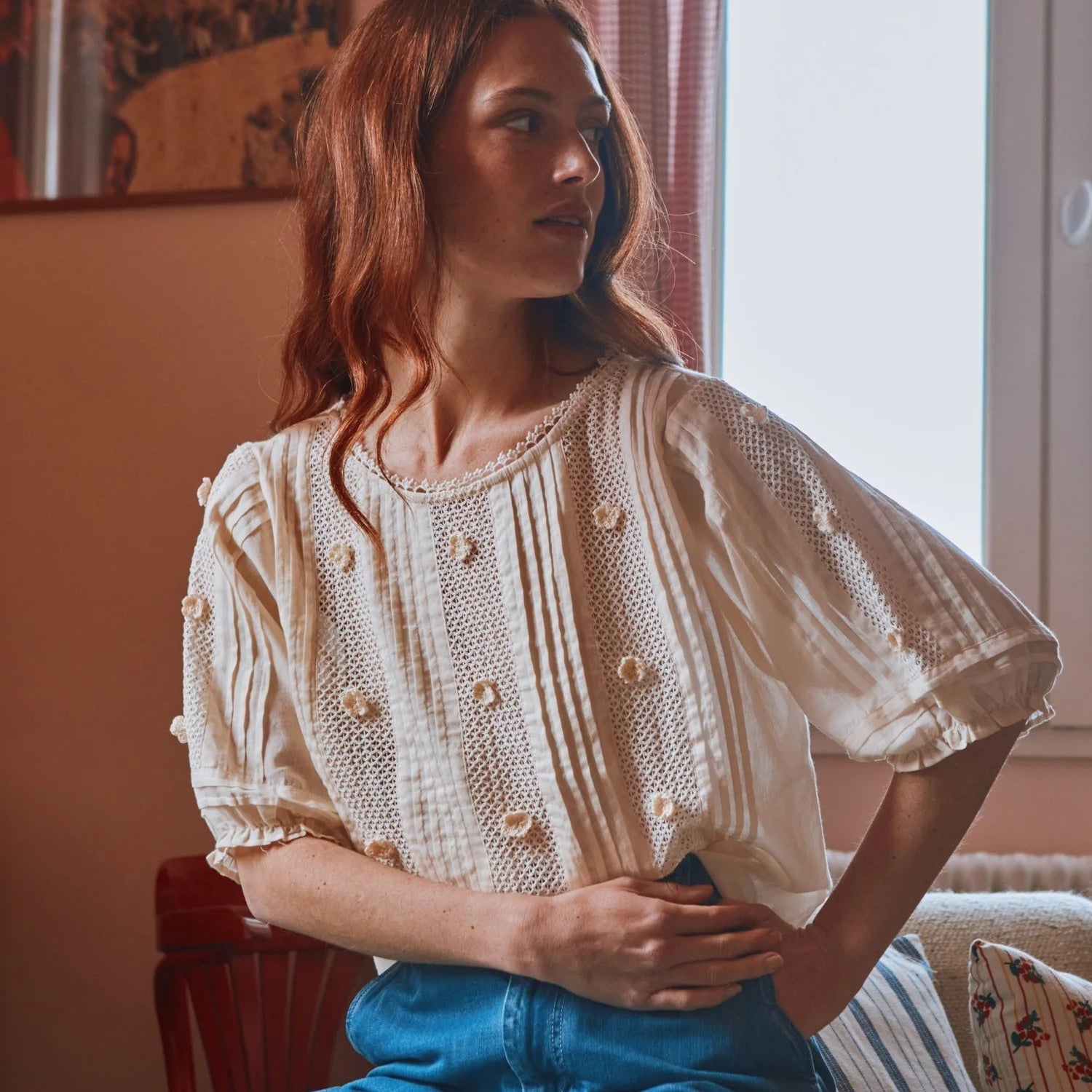 Brodee Shirt - Cream