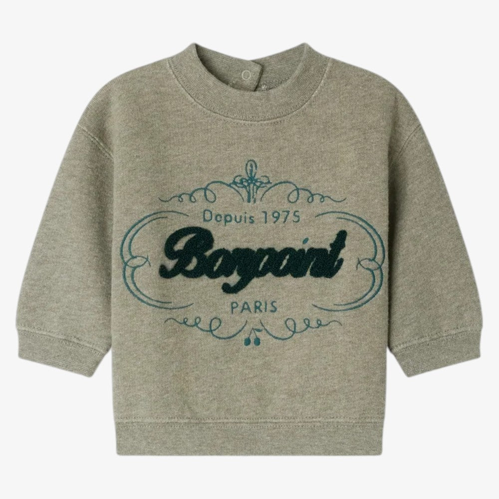 Dady Sweatshirt - Grayish Green