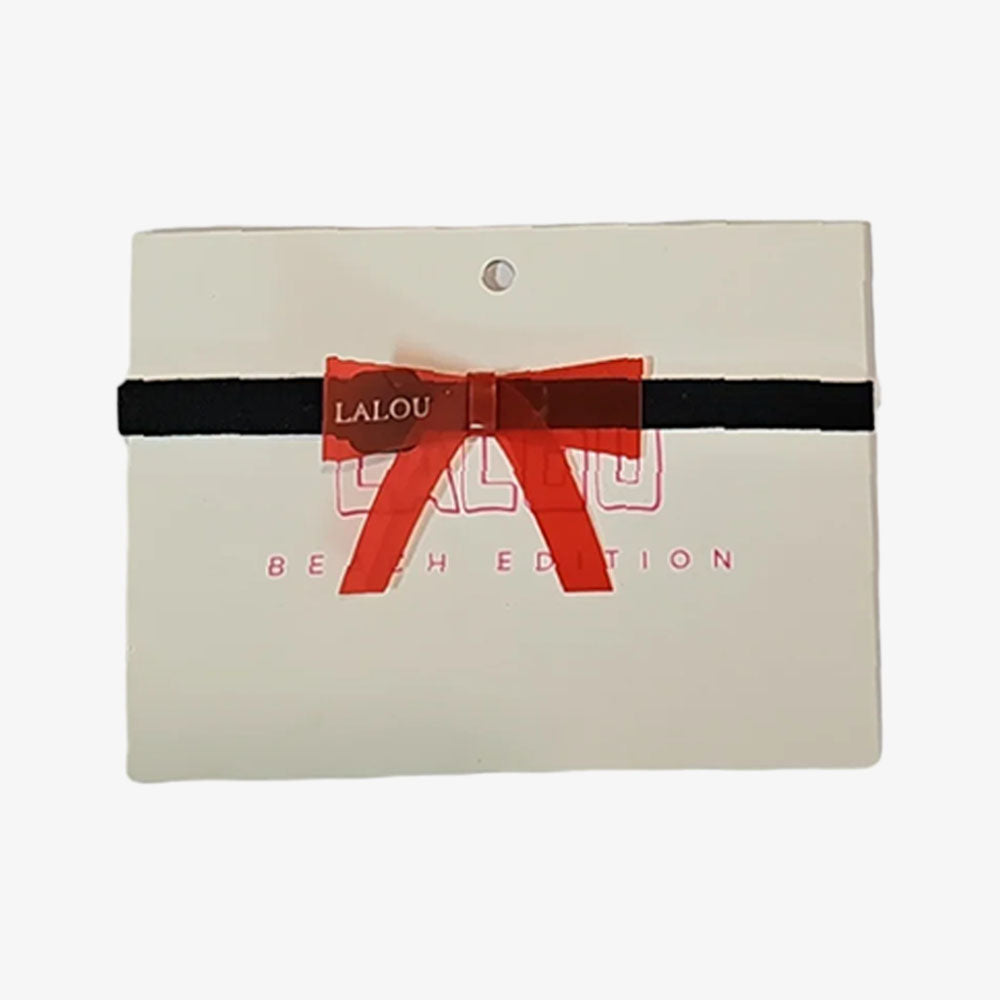 Acrylic Baby Bow - Red