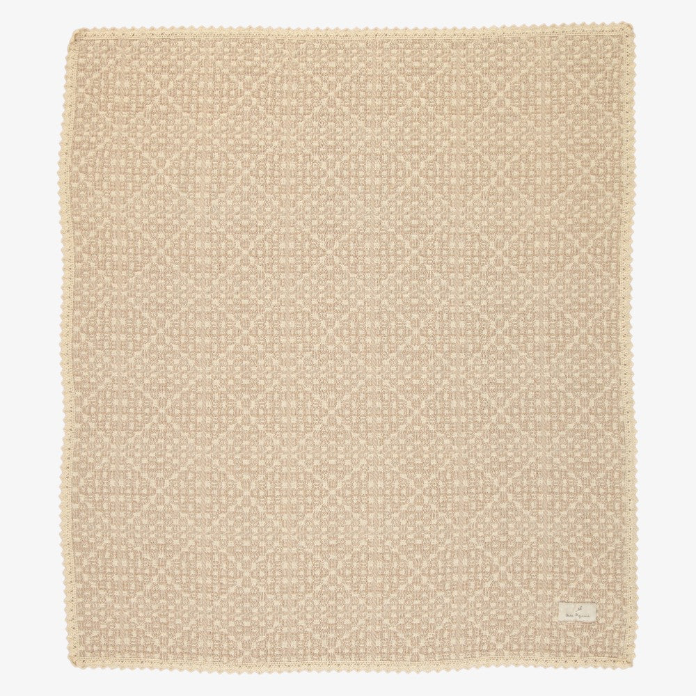 Crochet Blanket - Taupe