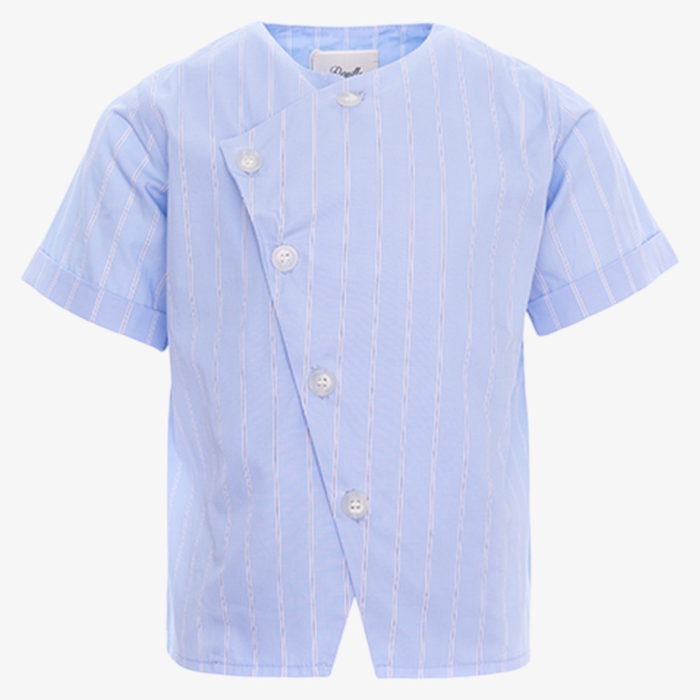 Square - Ciel Blue&white