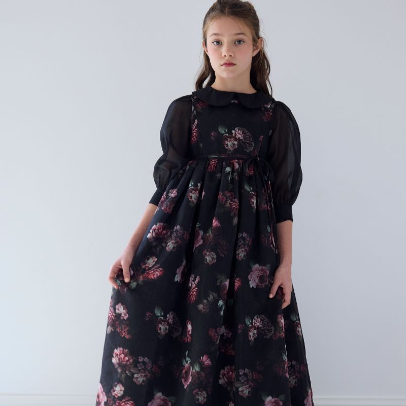 Organza Gown - Black