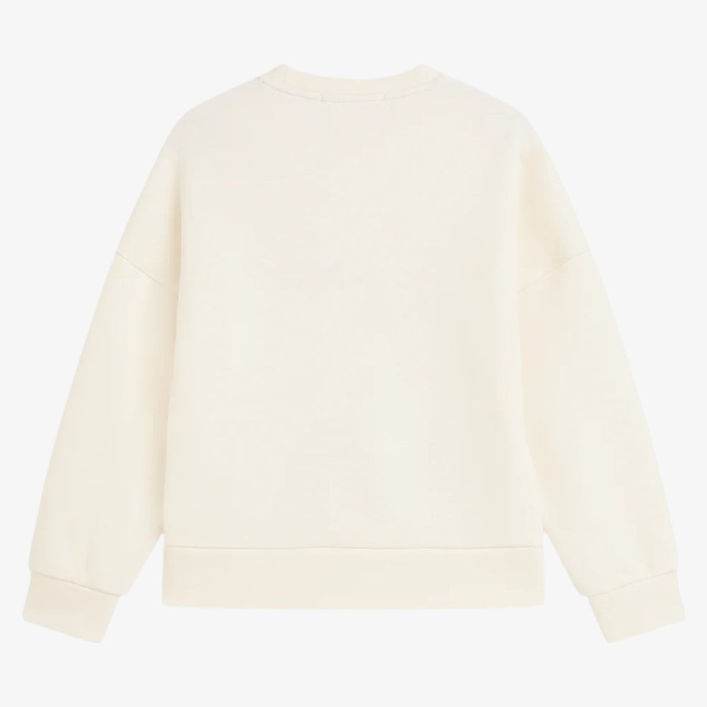 Embroidery Sweatshirt - Cream