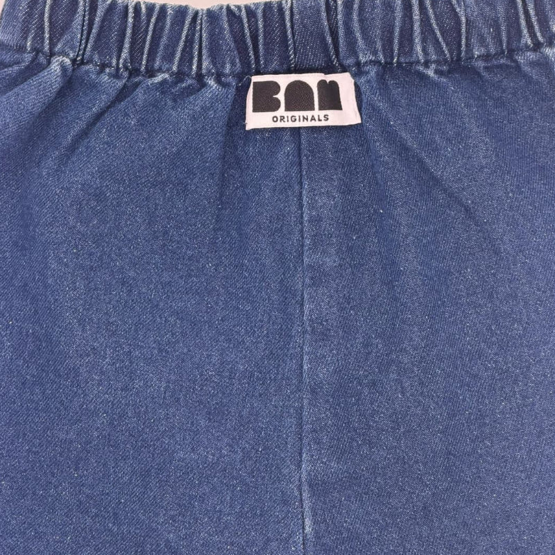 Leopard Shorts - Denim