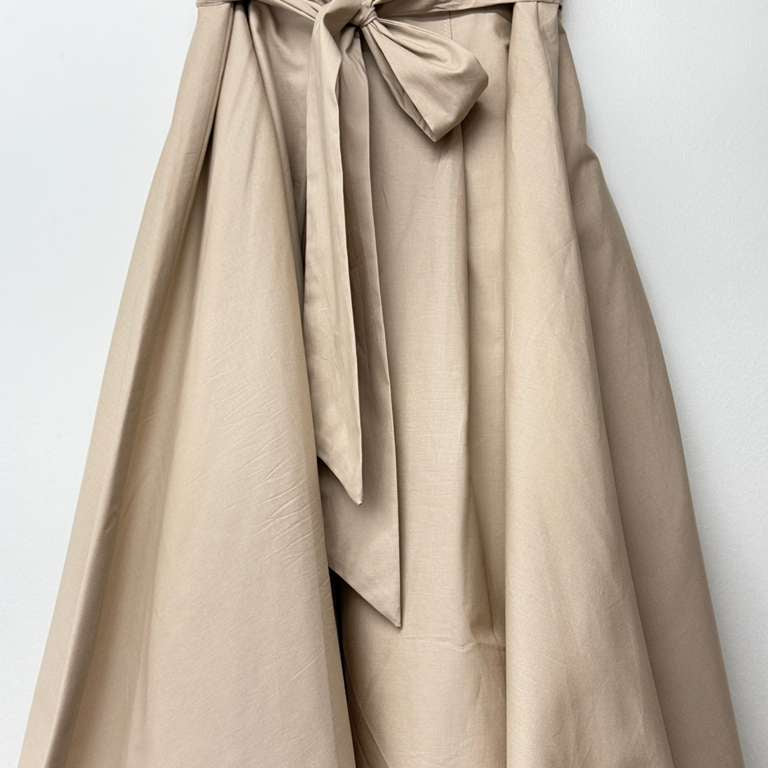 Flared Skirt - Beige