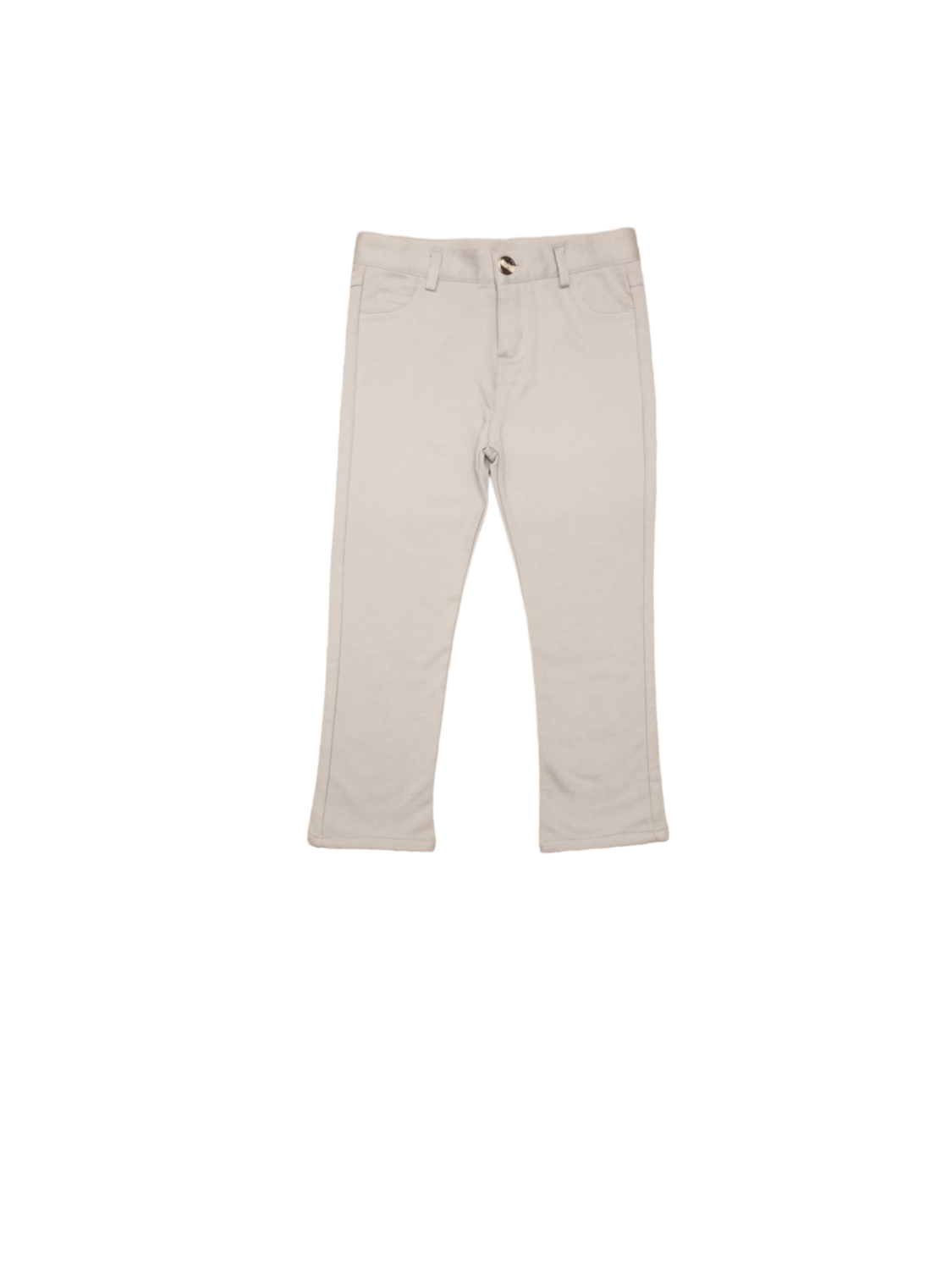 Slim Knit Pants - Light Grey