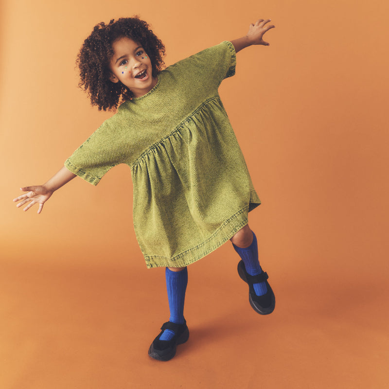 Overdye Dress - Green