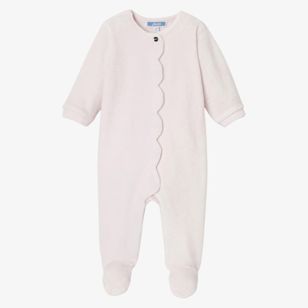 Ginny Bis Footie - Pale Rose
