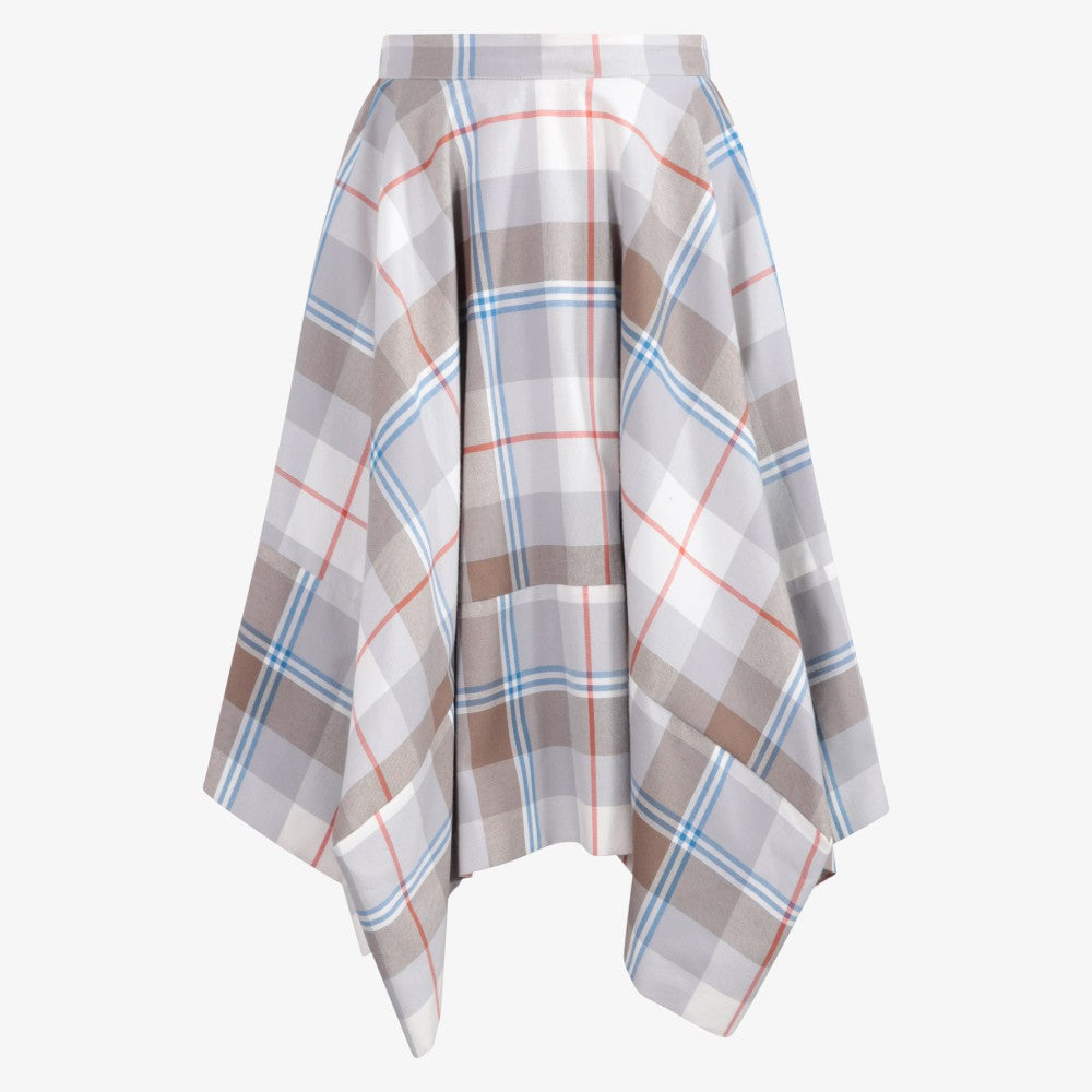 Geometric Skirt - Check