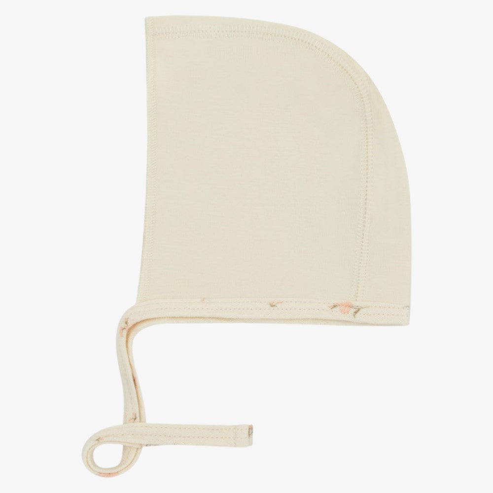 Floral Patch Bonnet - Ivory&pink