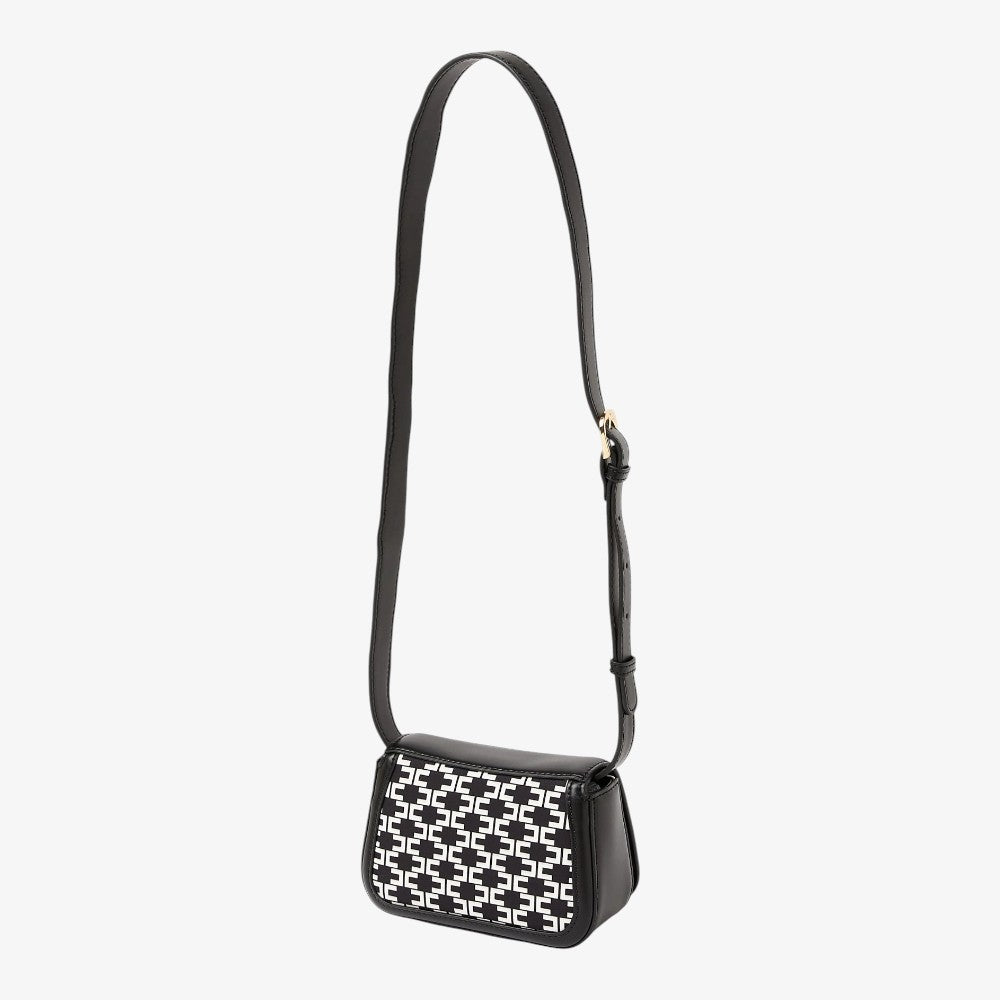 Logo Crepe Bag - Black