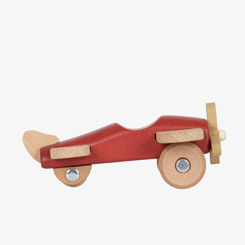 Wood Airplane - Red