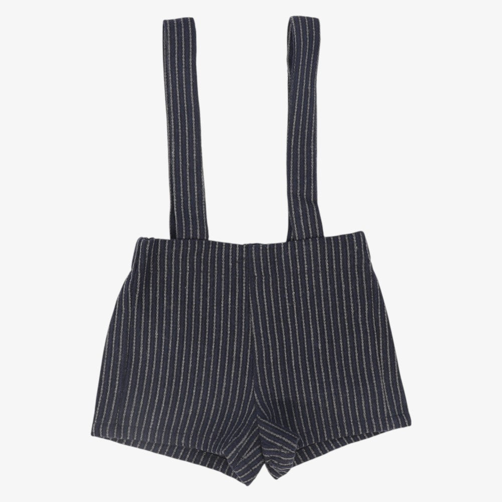 Textured Overalls - Navy