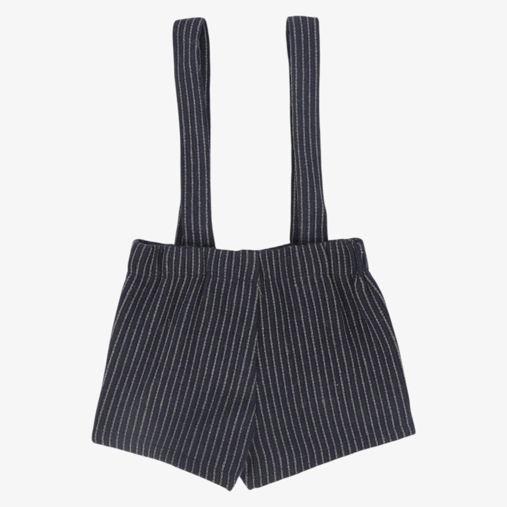 Textured Overalls - Navy