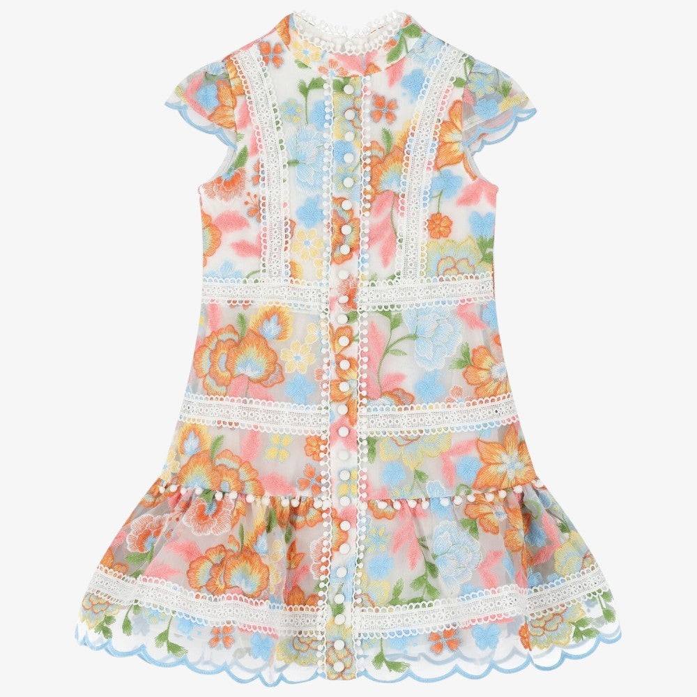 Piper Embroidered Dress - Multi
