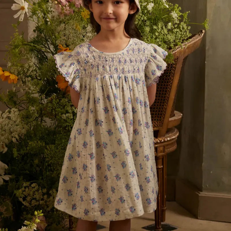 Floral Dress - Cream