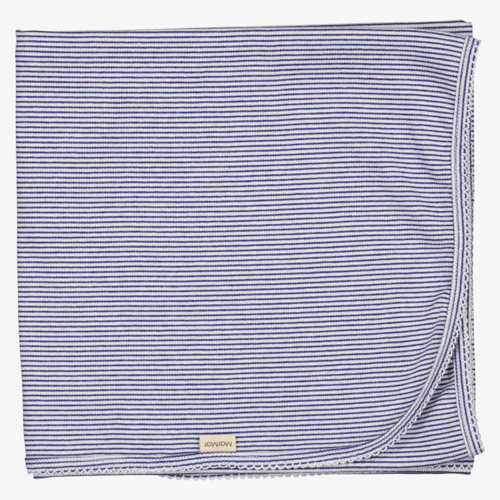 Alida Blanket - Blue Stripe