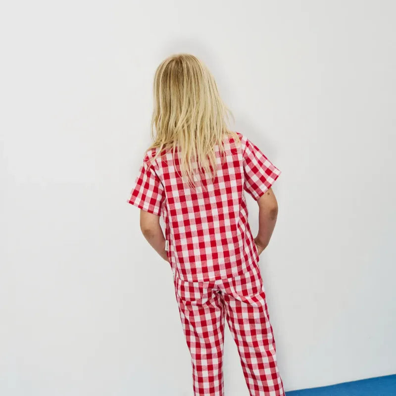 Apple Shirt - Red & White