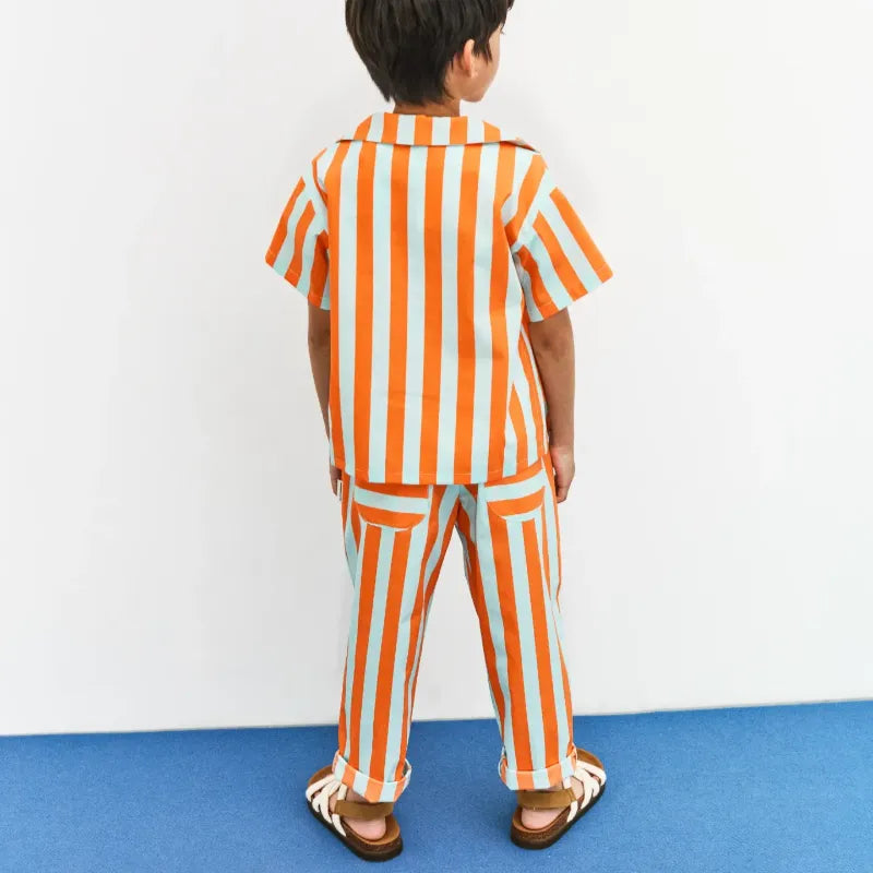 Stripe Shirt - Orange