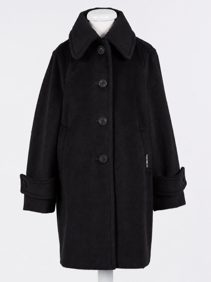 Wool Coat - Black