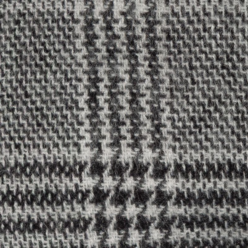 Check Scarf - Black
