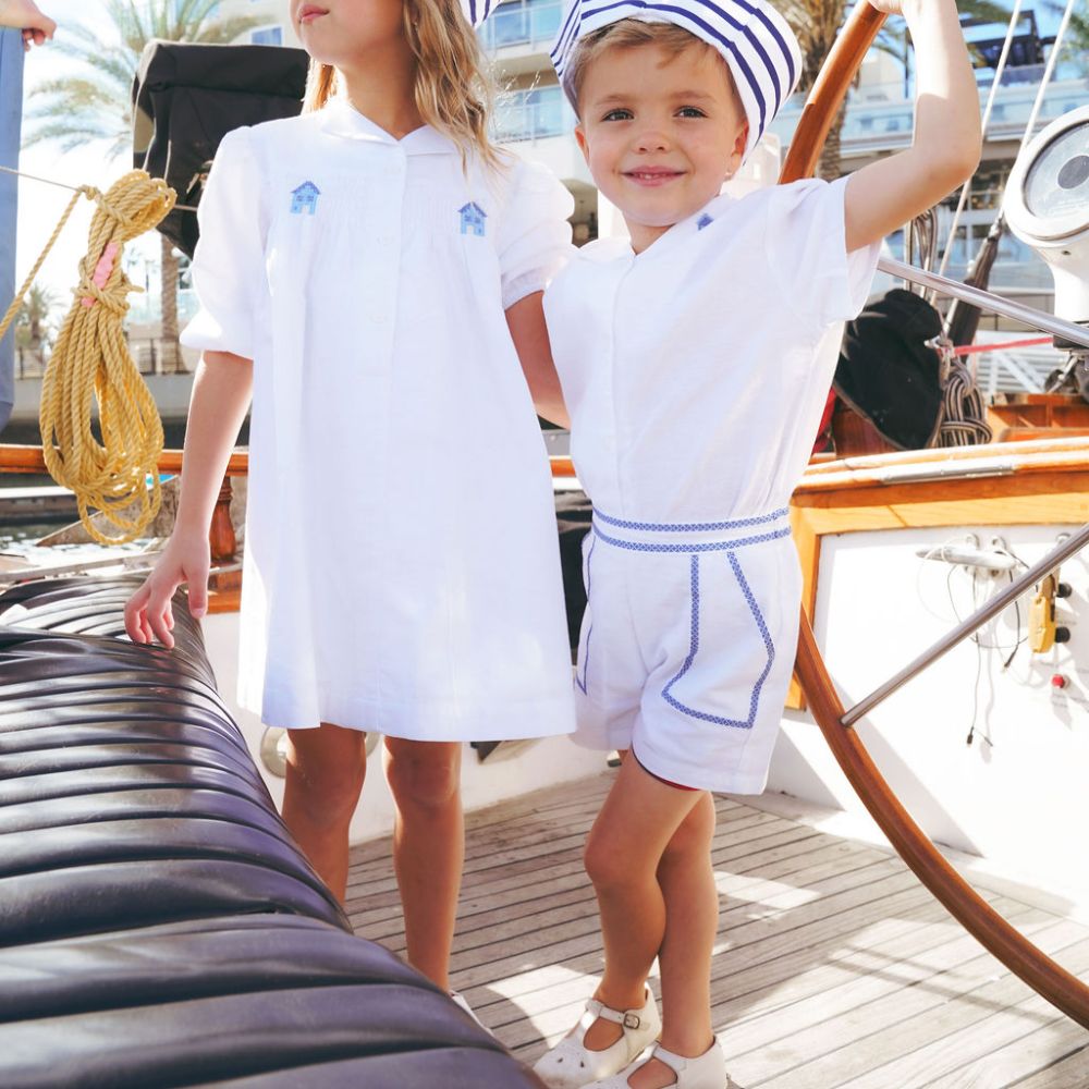 Smock Dress L - White