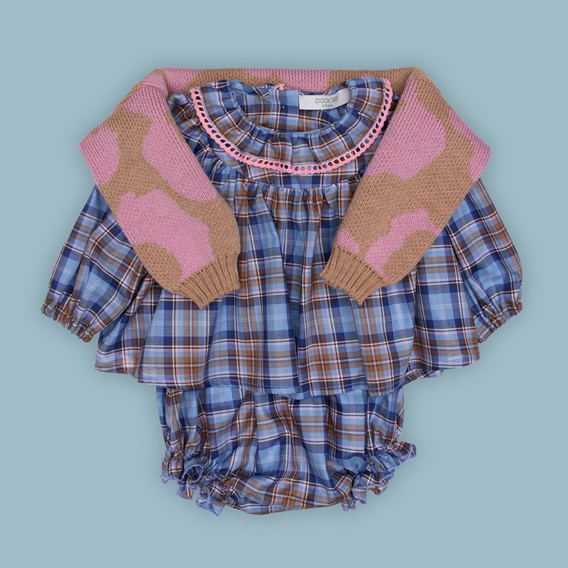 Willow Blouse And Bloomer - Blue