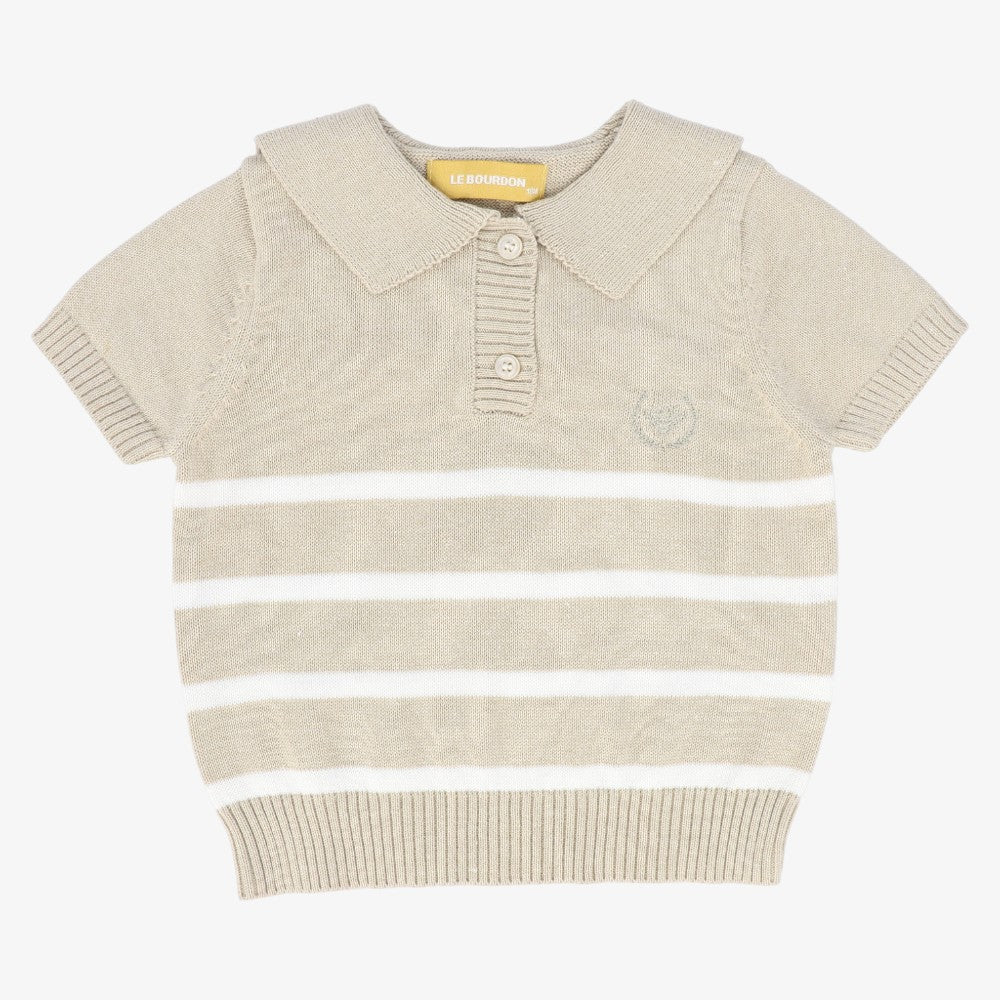 Trim Sweater - Tan