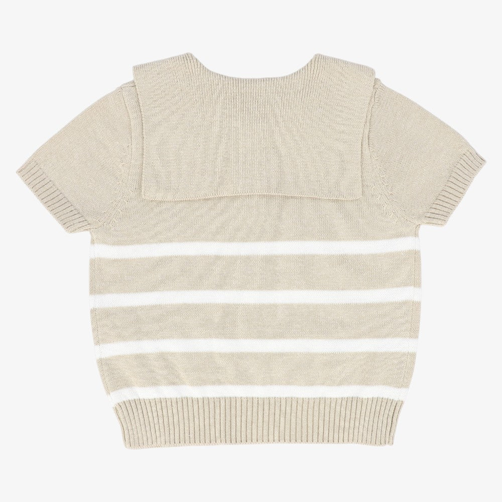 Trim Sweater - Tan