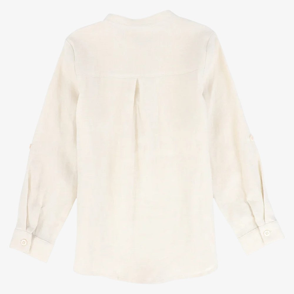 Button Blouse - Tan