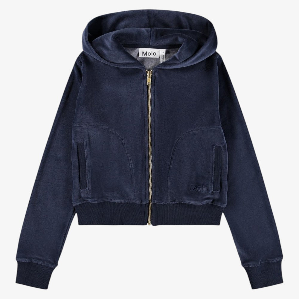Mila Zip Up - Navy