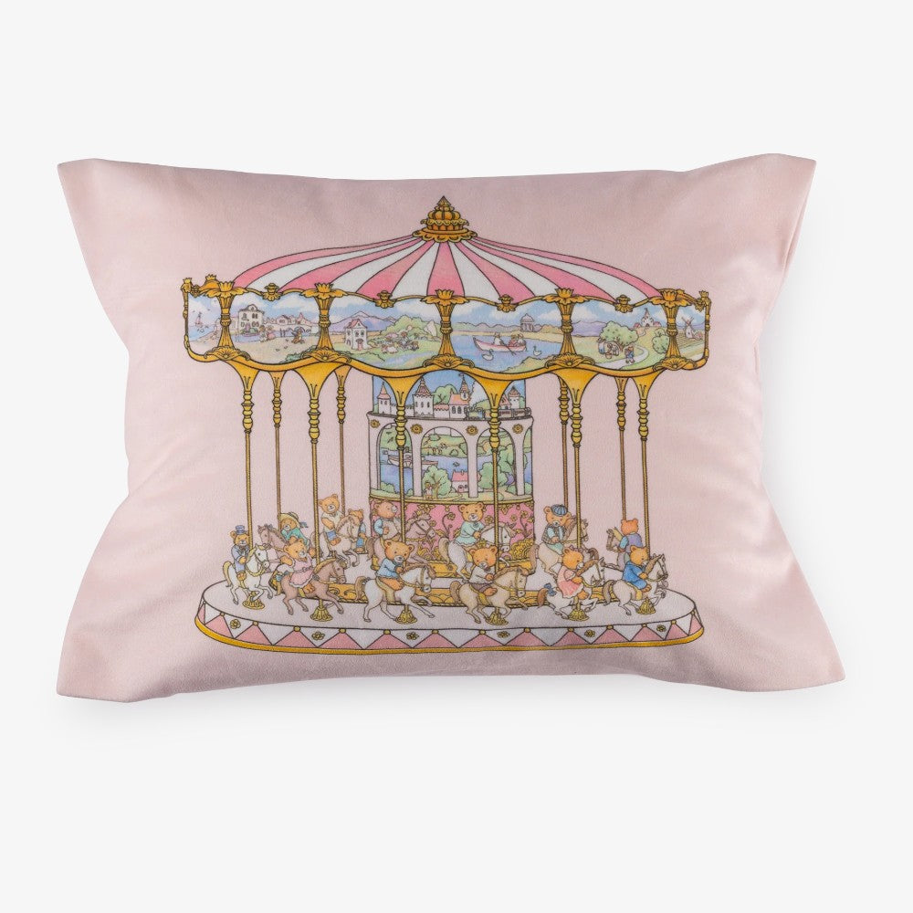 Merry Go Cushion - Sugary Pink