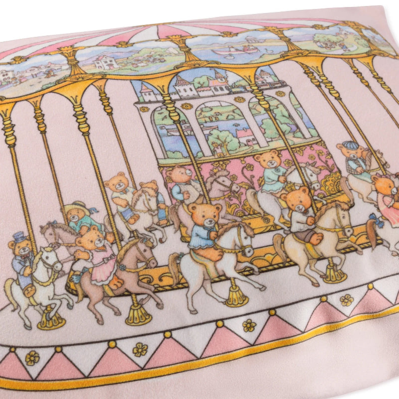 Merry Go Cushion - Sugary Pink