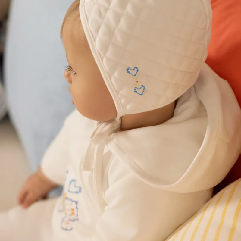 Vintage Jacket And Hat - White & Sage