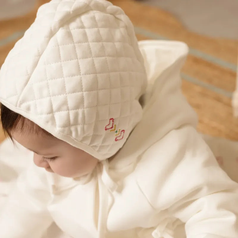 Vintage Jacket And Hat - White & Pink