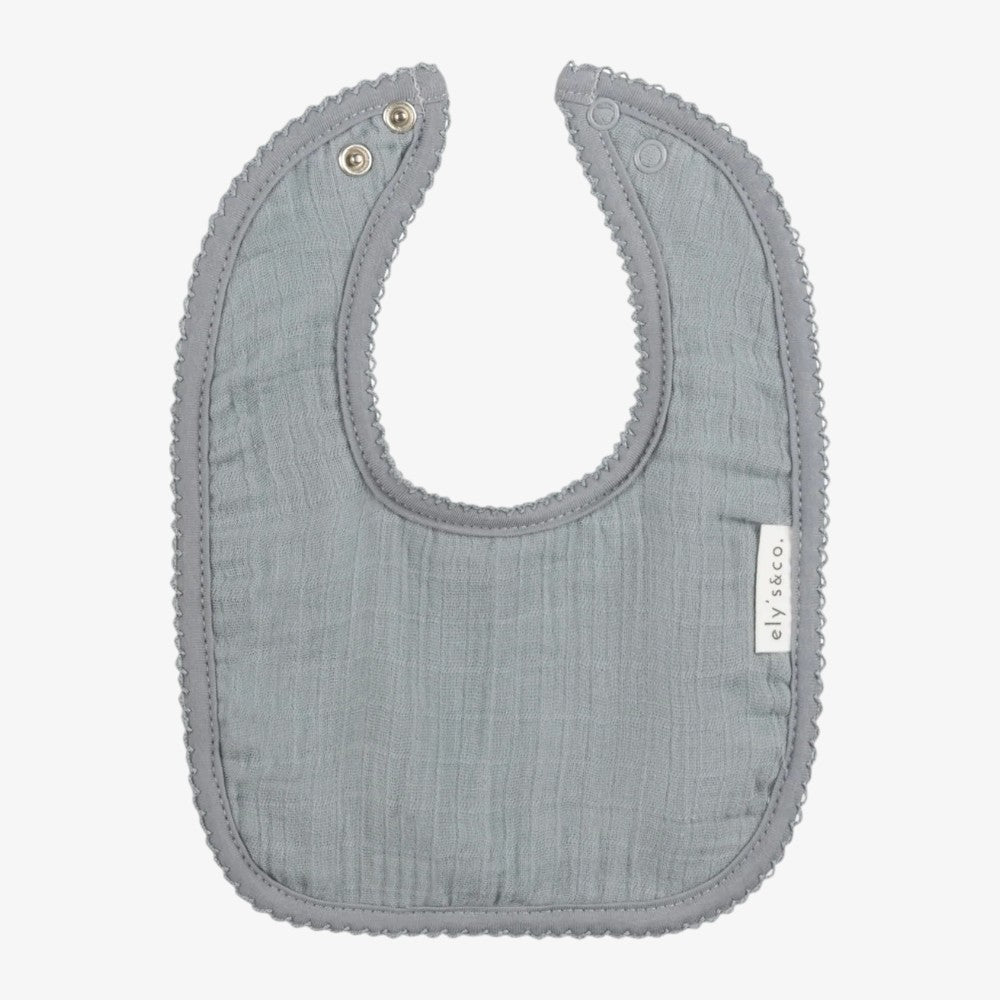 Muslin Bib - Blue